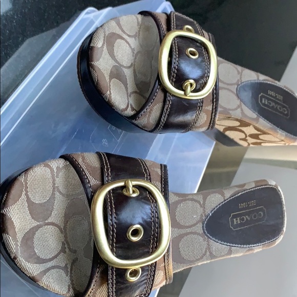 Coach wedge sandals - Picture 2 of 5